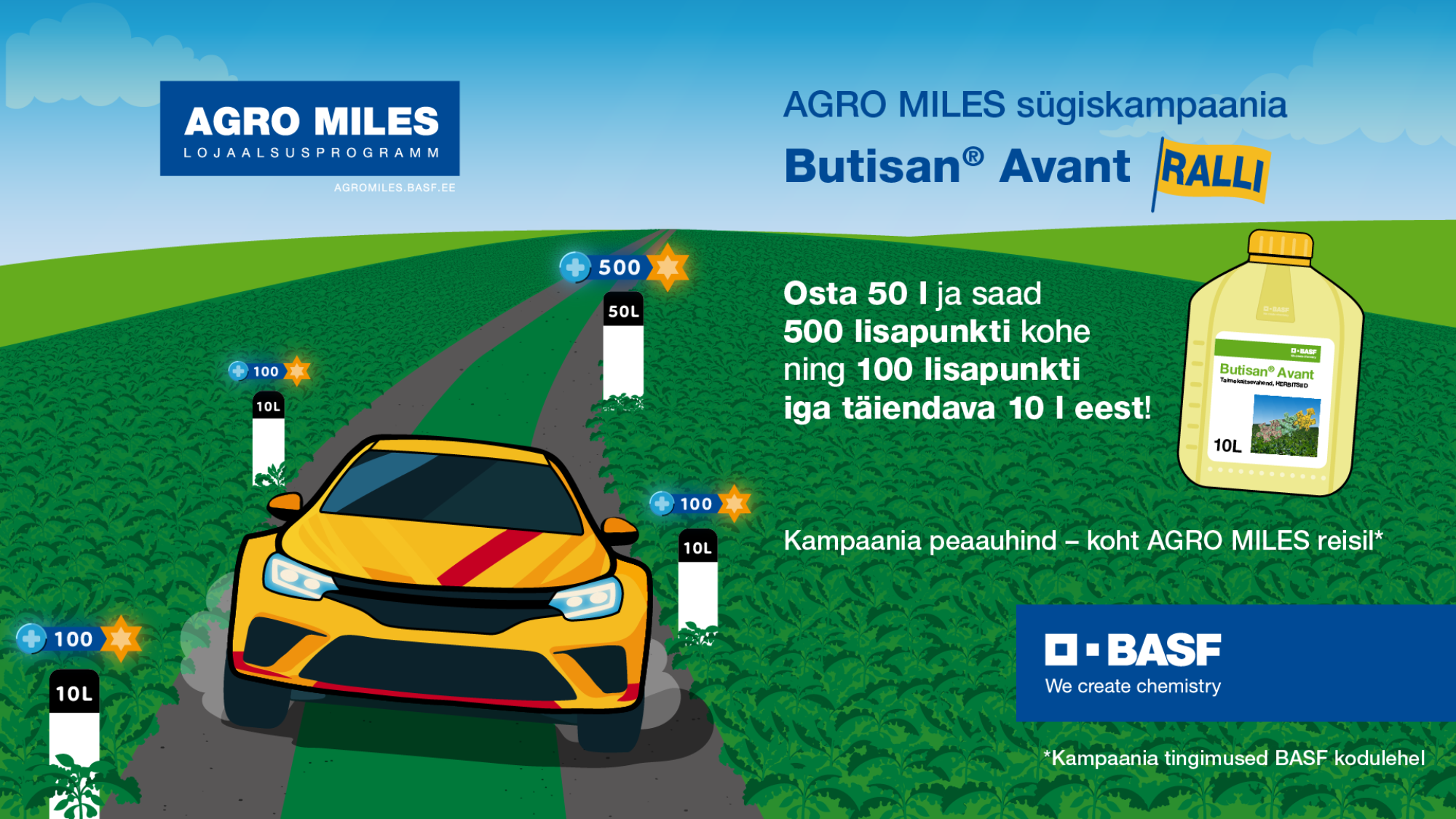 Butisan® Avanti ralli – AGRO MILES sügiskampaania 2025