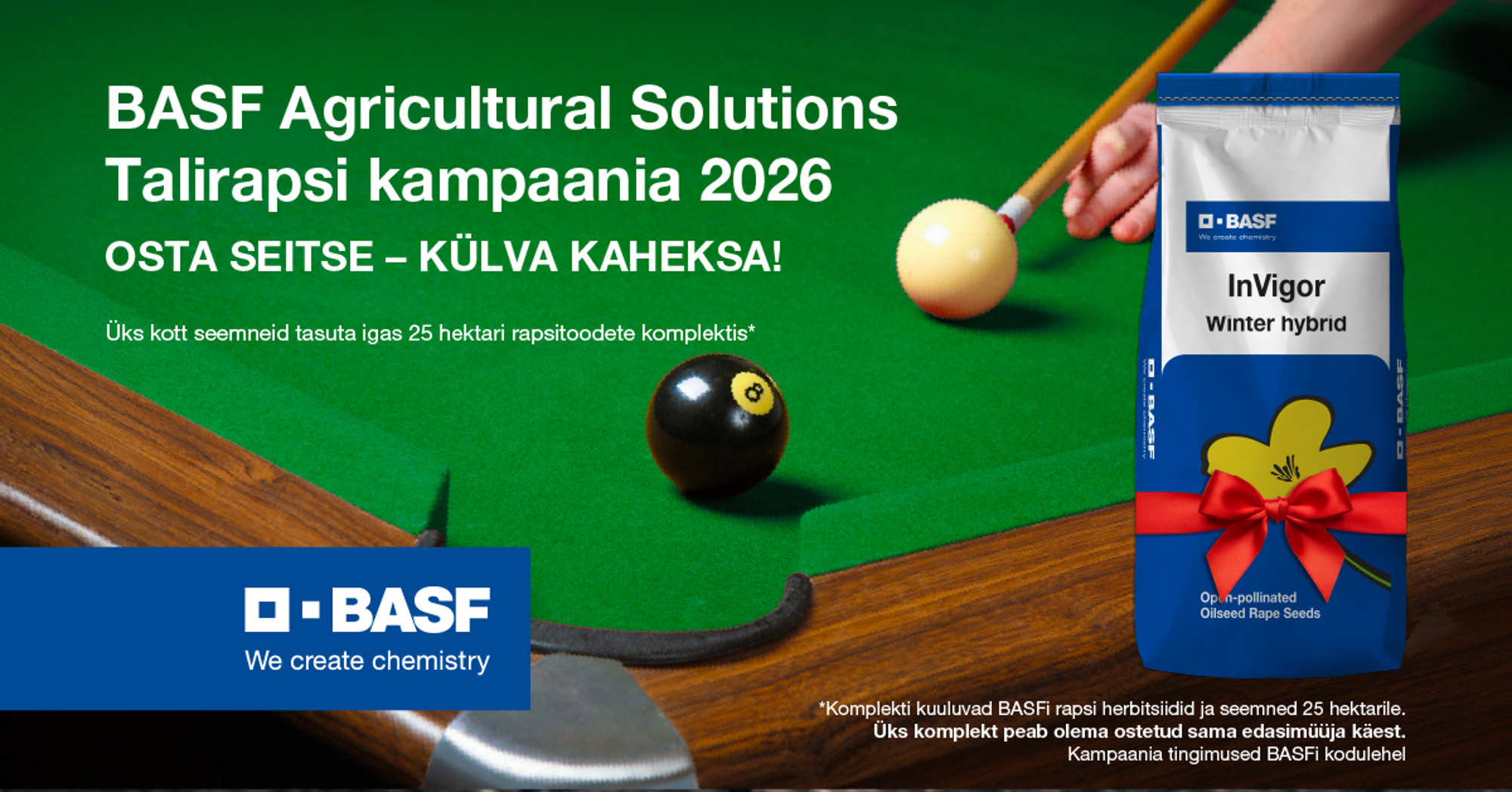 Talirapsi kampaania 2026 – osta seitse, külva kaheksa!
